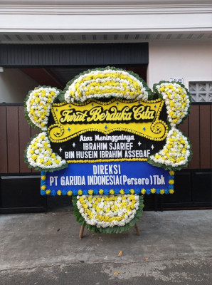 Papan Bunga Duka di Polokarto